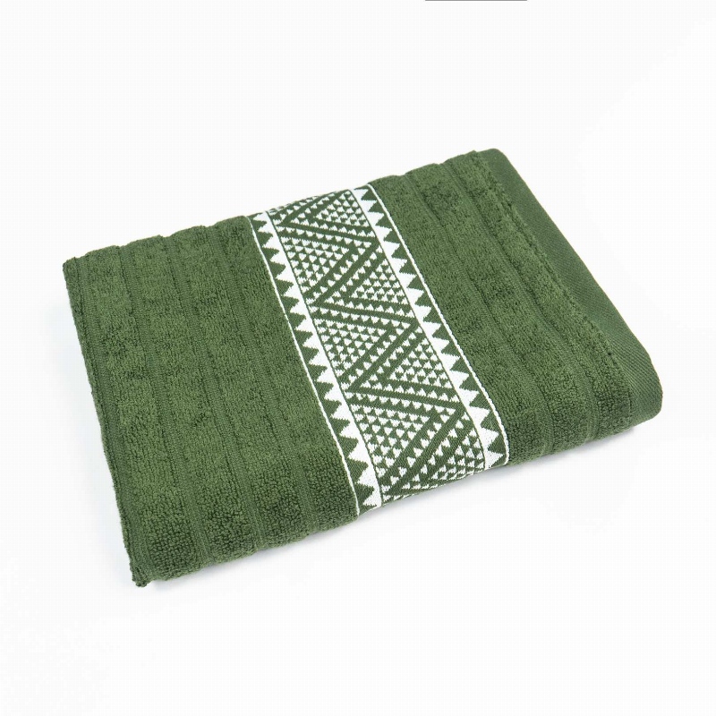 Рушник махровий для рук Зіпп GM Textile 40х70см 500г/м2 (Хакі)